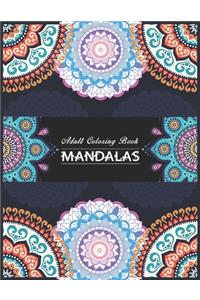 Adult Coloring Book Mandalas.