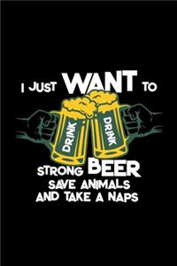 I just want to drink strong beer