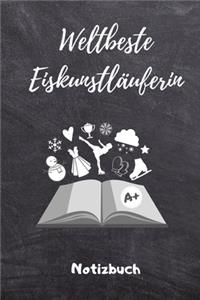 Weltbeste Eiskunstläuferin Notizbuch