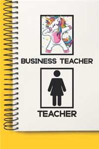 Business Teacher Awesome unicorn Tutor Gift For Best Business Teacher A beautiful personalized