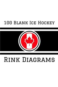 100 Blank Ice Hockey Rink Diagrams
