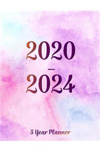 2020-2024 5 year planner