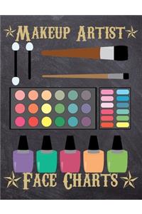 Makeup Artist Face Charts
