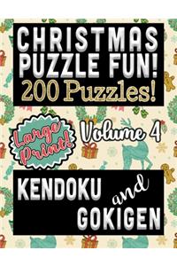 Christmas Puzzle Fun! 200 Puzzles!