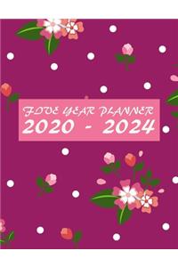 2020-2024 Monthly Planner