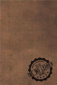 Geprüft und Bestätigt bester Tae Bo Lehrer der Welt