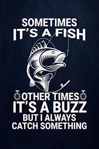 Sometimes its a fish other times it's a buzz but i always catch something