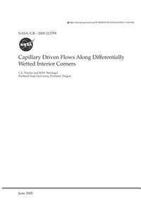 Capillary Driven Flows Along Differentially Wetted Interior Corners