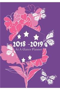 2018-2019 At A Glance Planner