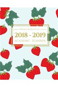 2018-2019 Academic Planner Weekly and Monthly