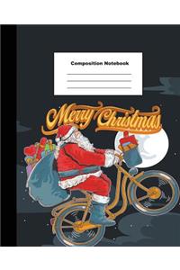 Composition Notebook Merry Christmas
