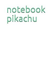 Notebook Pikachu