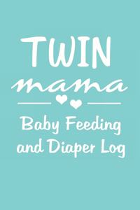 Twin Mama Baby Feeding and Diaper Log