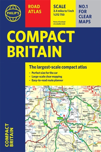 Philip's Compact Britain Road Atlas