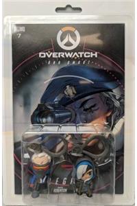 Overwatch Ana and Soldier 76 Comic Book and Backpack Hanger Two-Pack