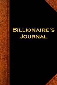 Billionaire's Journal Vintage Style