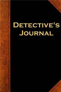 Detective's Journal: (Notebook, Diary, Blank Book)