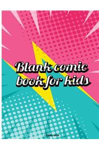 Blank Comic book For Kids