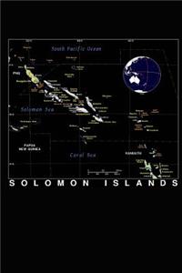 Modern Day Color Map of The Solomon Islands Journal