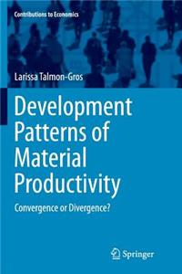Development Patterns of Material Productivity