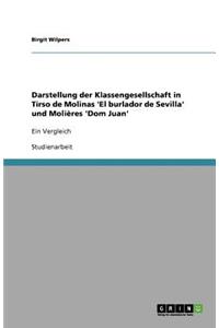 Darstellung der Klassengesellschaft in Tirso de Molinas 'El burlador de Sevilla' und Molières 'Dom Juan'
