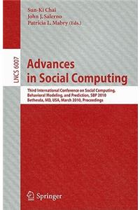 Advances in Social Computing