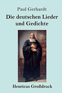 deutschen Lieder und Gedichte (Großdruck)