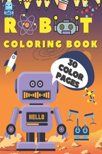 Robot Coloring Book