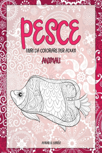 Libri da colorare per adulti - Aliviar el estrés - Animali - Pesce