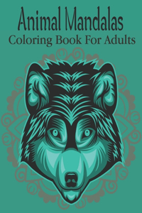 Animal Mandalas Coloring Book For Adults