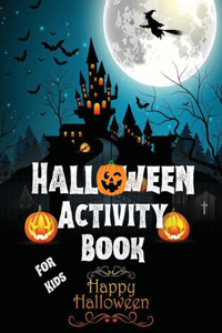 Halloween Activity Book For Kids