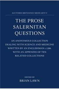 The Prose Salernitan Questions