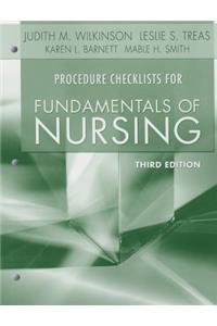 Procedure Checklists for Fundamentals of Nursing