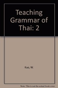 Teaching Grammar of Thai