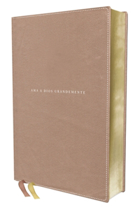 Nbla Biblia AMA a Dios Grandemente, Leathersoft, Oro Rosa, Interior a Cuatro Colores