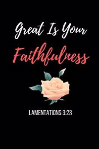 Great Is Your Faithfulness