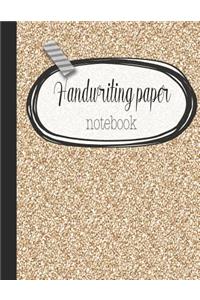 Handwriting paper notebook