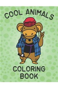 Cool Animals Coloring Book