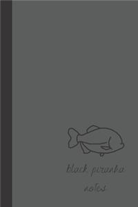 black piranha notes