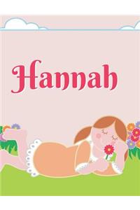Hannah Personalized Sketchbook Journal Notebook