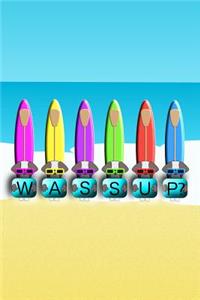 Wassup Shih Tzu Standup Paddleboarders Journal