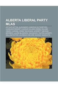 Alberta Liberal Party Mlas