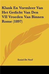 Klank En Vormleer Van Het Gedicht Van Den VII Vroeden Van Binnen Rome (1897)