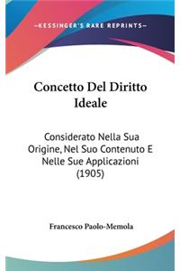 Concetto del Diritto Ideale