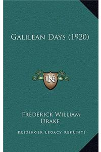 Galilean Days (1920)