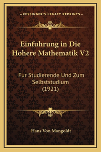 Einfuhrung in Die Hohere Mathematik V2