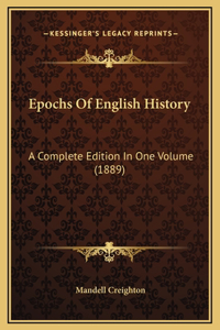 Epochs Of English History