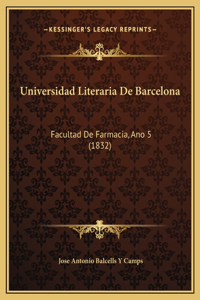 Universidad Literaria De Barcelona