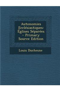 Autonomies Ecclesiastiques