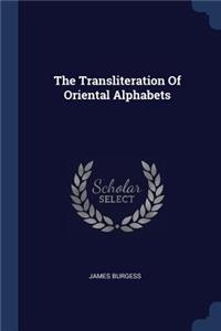 Transliteration Of Oriental Alphabets